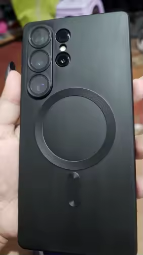 Customer review photo for Luxury Matte Magnetic Case for Samsung - LC001