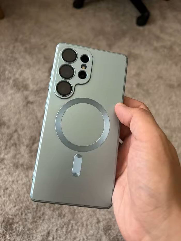 Customer review photo for Luxury Matte Magnetic Case for Samsung - LC001