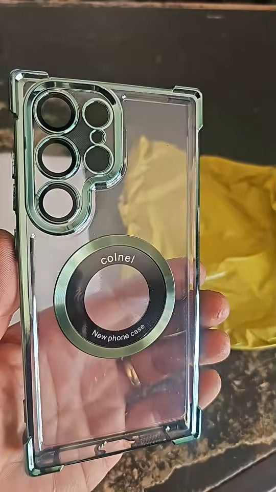 Customer review photo for LuxMag™ Crystal Wireless Charging Case