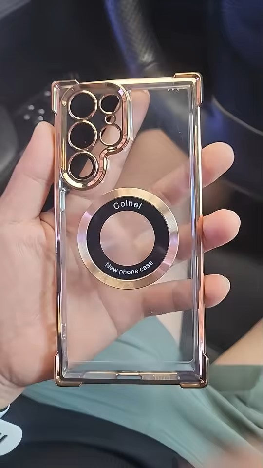 Customer review photo for LuxMag™ Crystal Wireless Charging Case