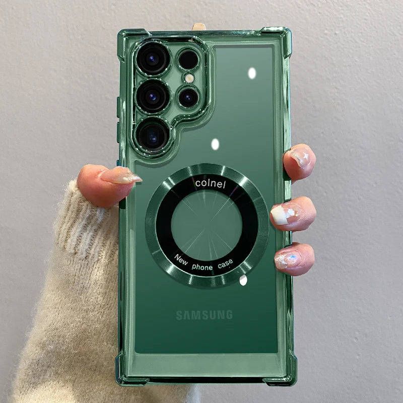 LuxMag™ Crystal Wireless Charging Case