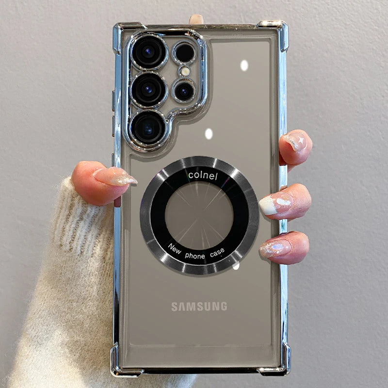 LuxMag™ Crystal Wireless Charging Case