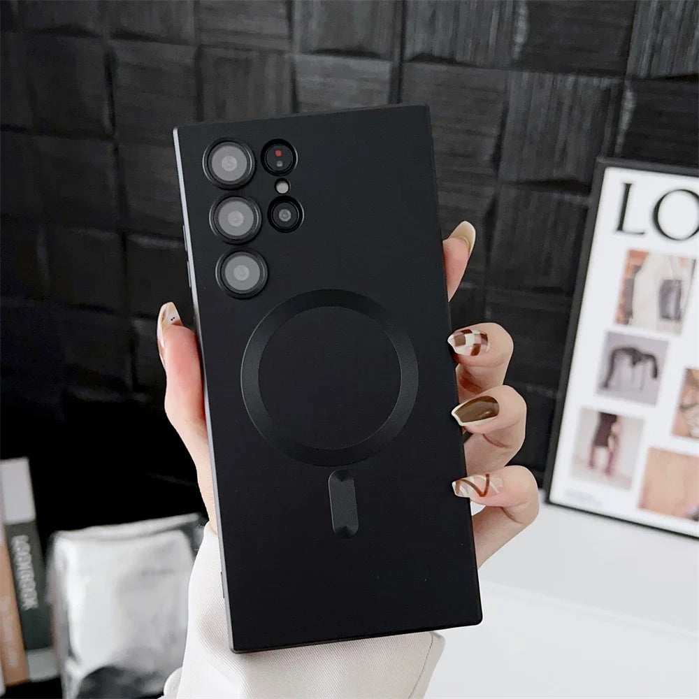 Luxury Matte Magnetic Case for Samsung - LC001