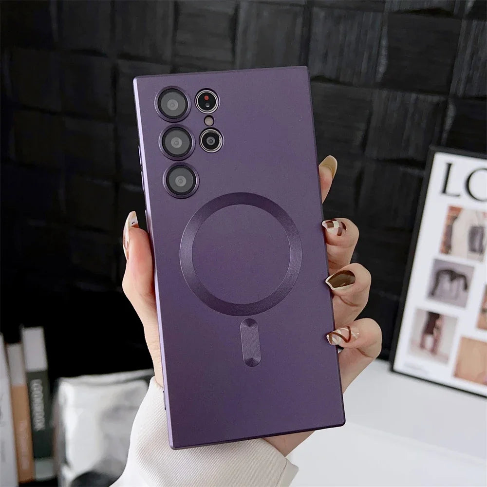 Luxury Matte Magnetic Case for Samsung - LC001