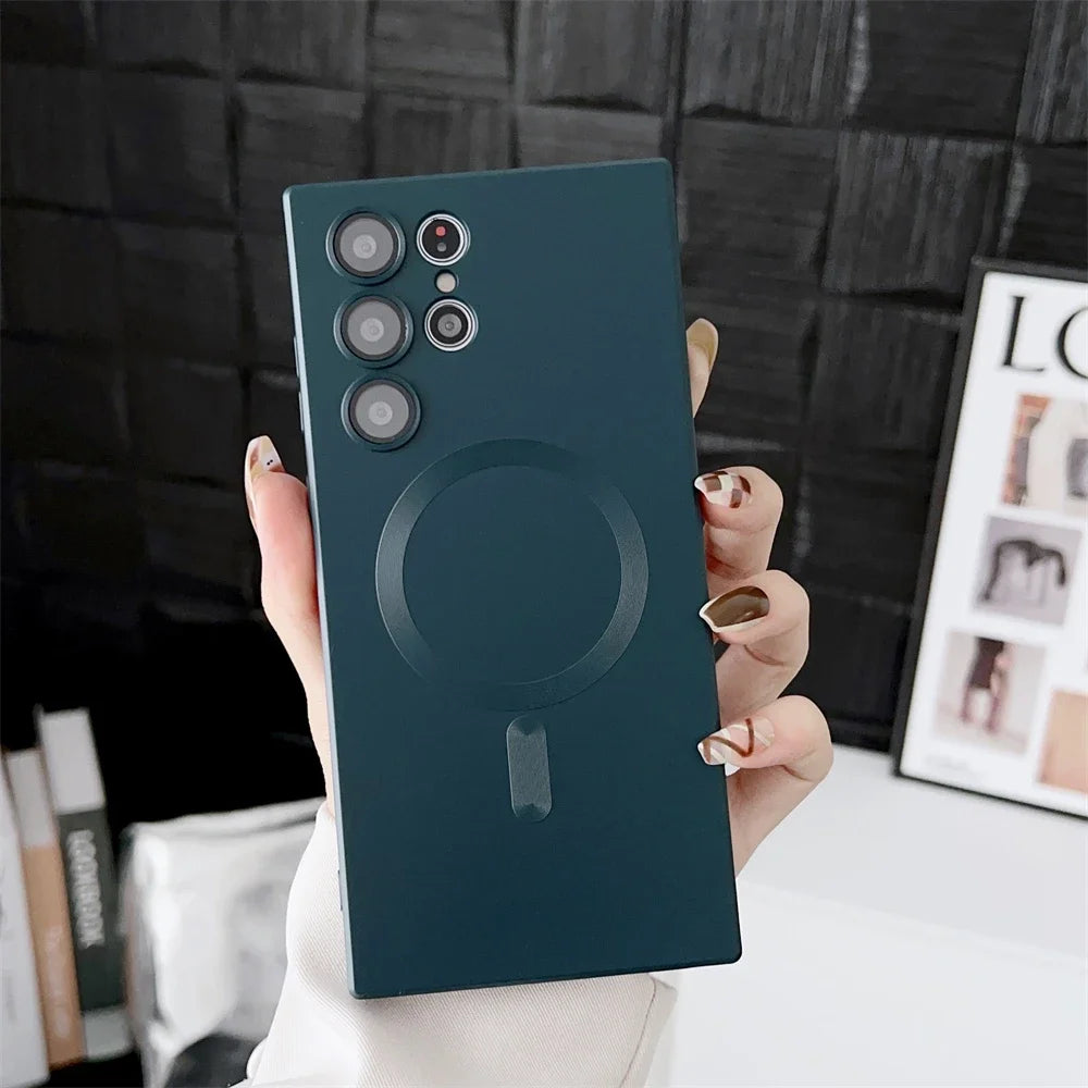 Luxury Matte Magnetic Case for Samsung - LC001