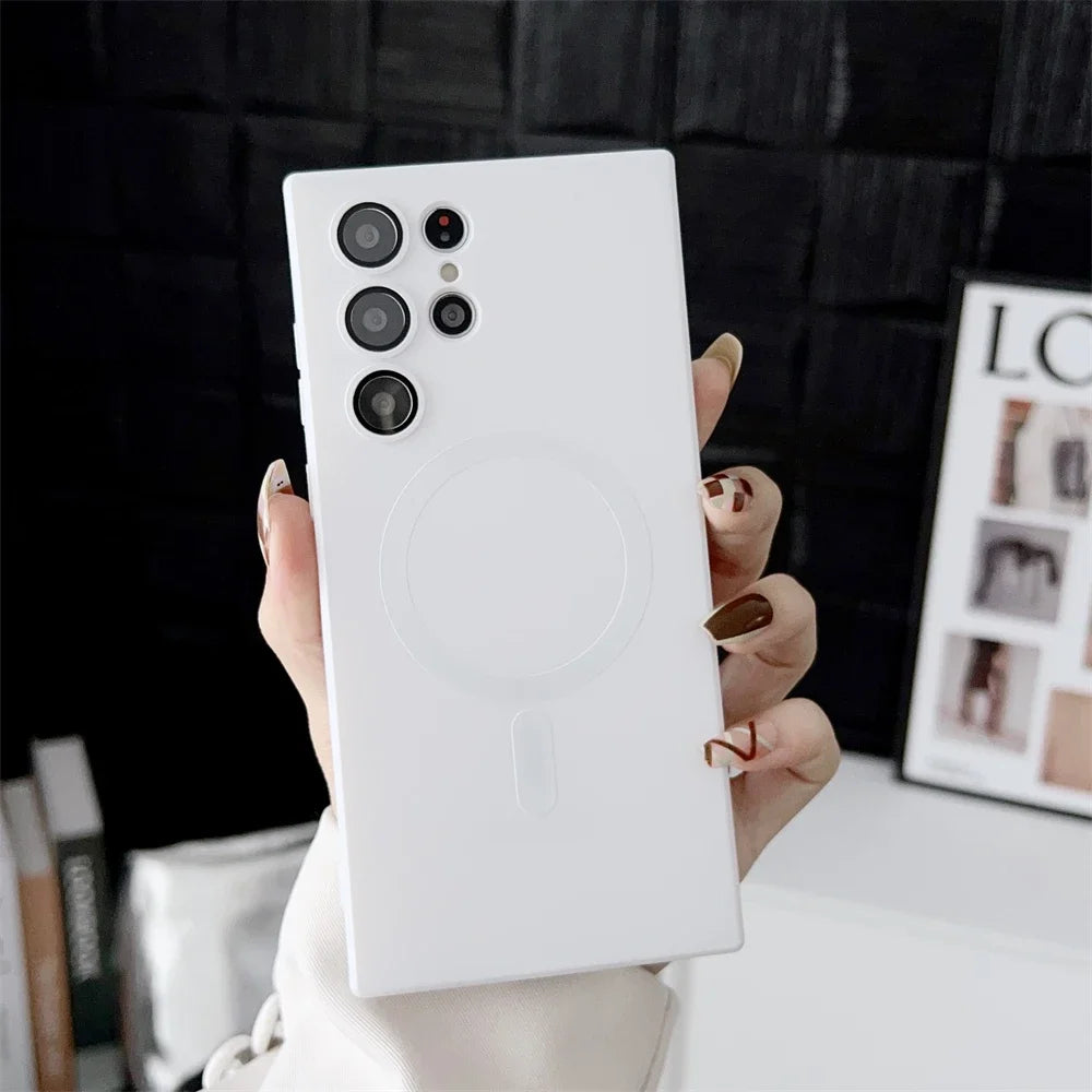 Luxury Matte Magnetic Case for Samsung - LC001